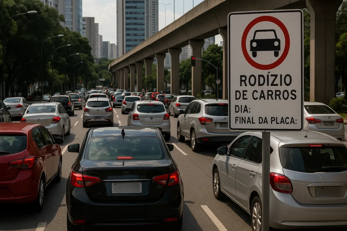 Rodízio de carros em SP na Páscoa